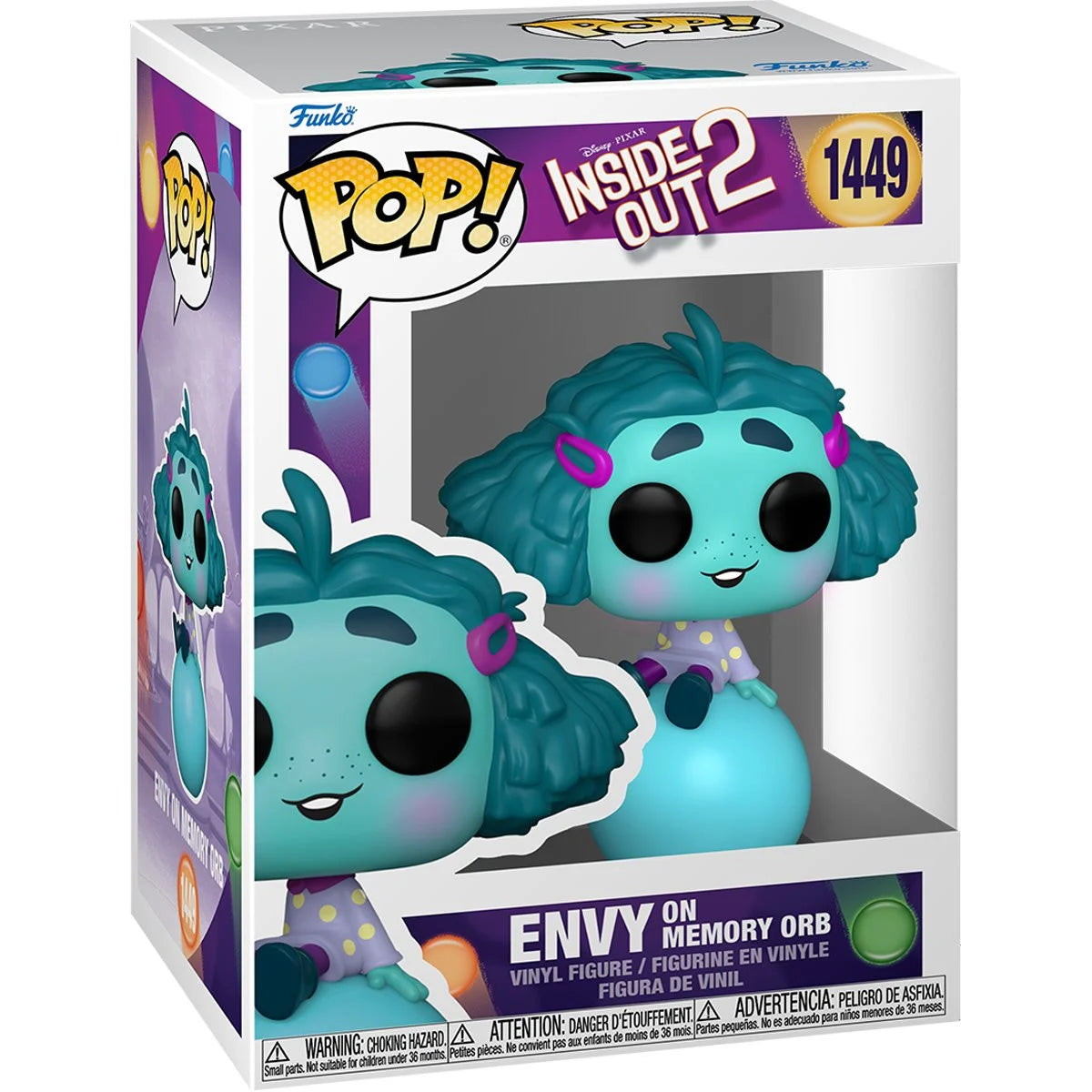 Funko Pop! - Inside Out 2 - Envy On Memory Orb - #1449