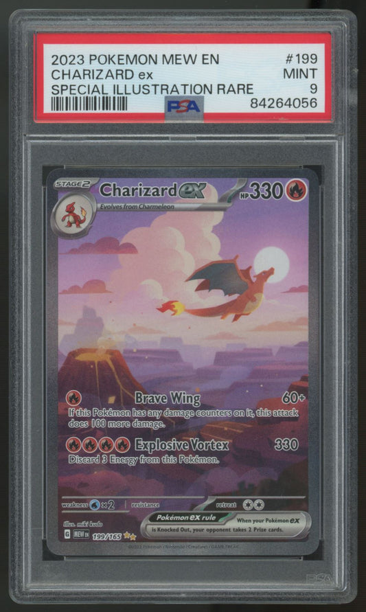 2025 Pokemon MEW-EN - Special Illustration Rare - #199 Charizard EX - PSA Graded Card