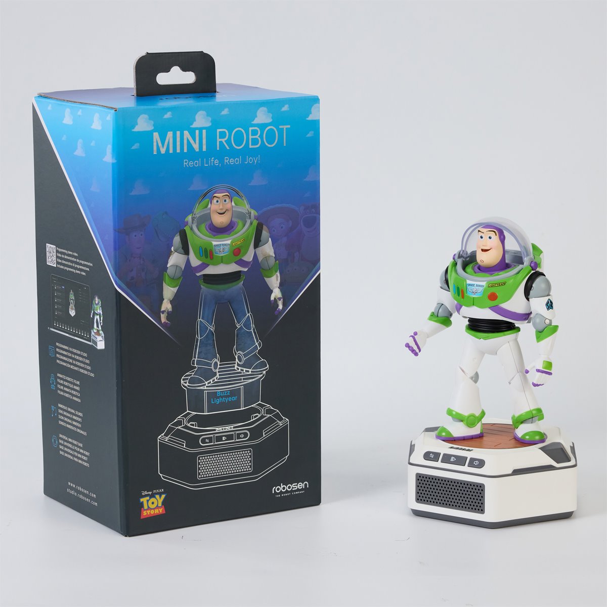 Robosen Robotics - Toy Story Mini Robots Hero Pack - Buzz Lightyear Robot with Base