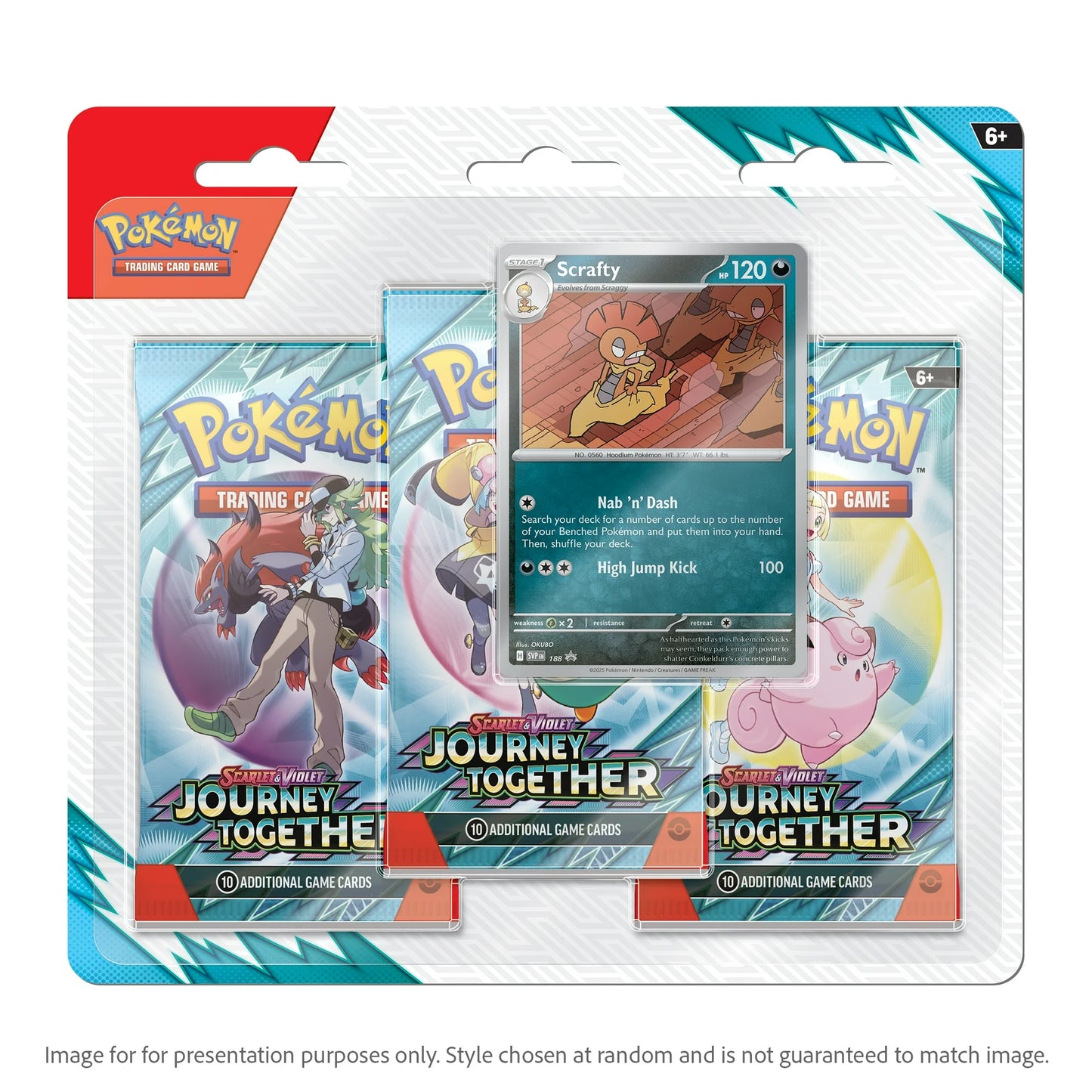 Pokemon - Scarlet & Violet - Journey Together - 3 Pack Blister