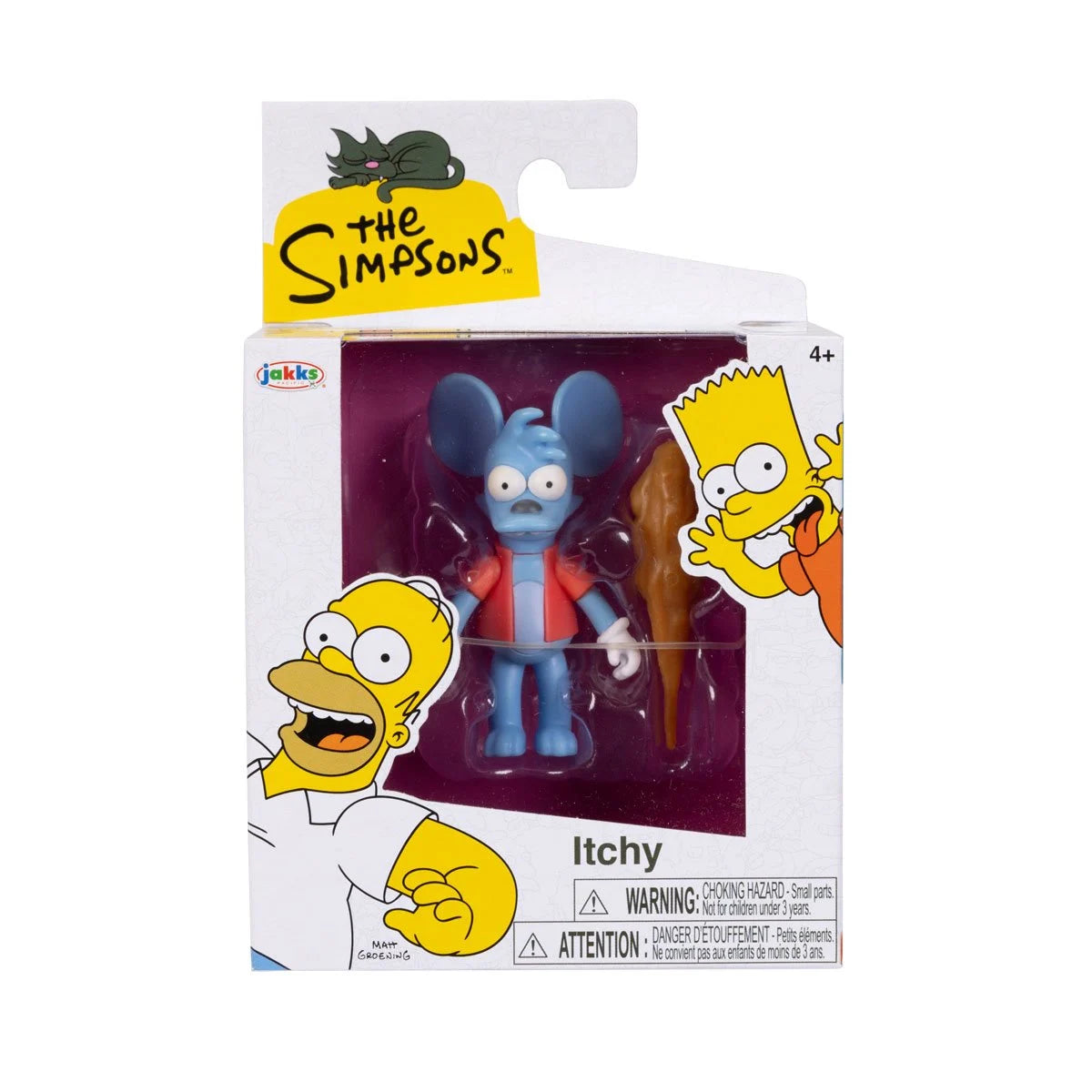 The Simpsons - Wave 2 Action Figures - 2.5" - Jakks Pacific - Complete Set of 5