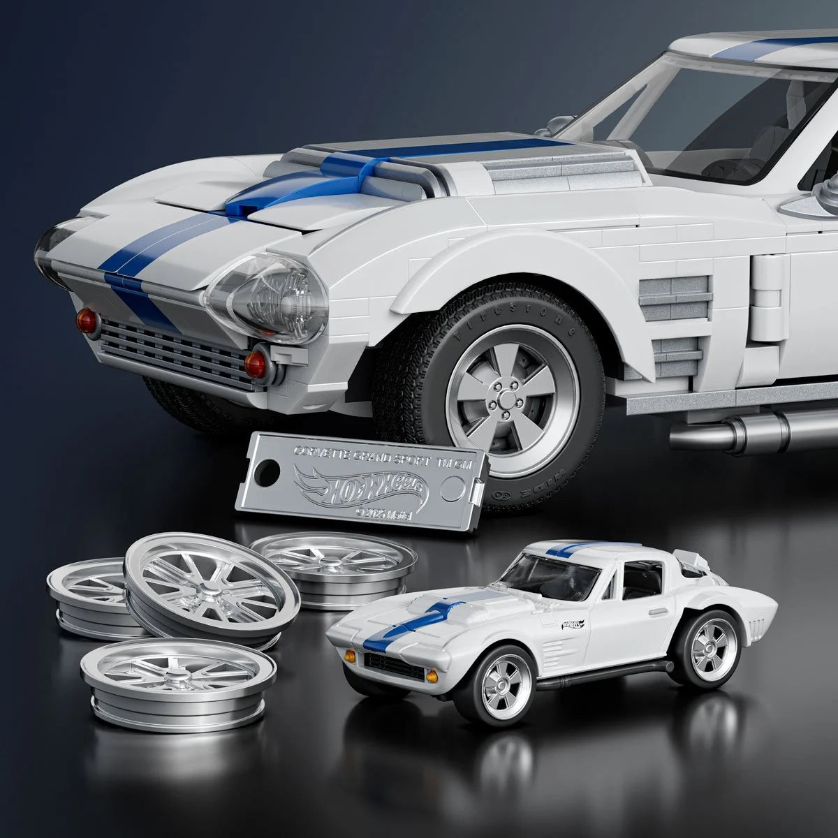 Mattel Brick Shop x Hot Wheels Corvette Grand Sport - PRE-ORDER DECEMBER 2025
