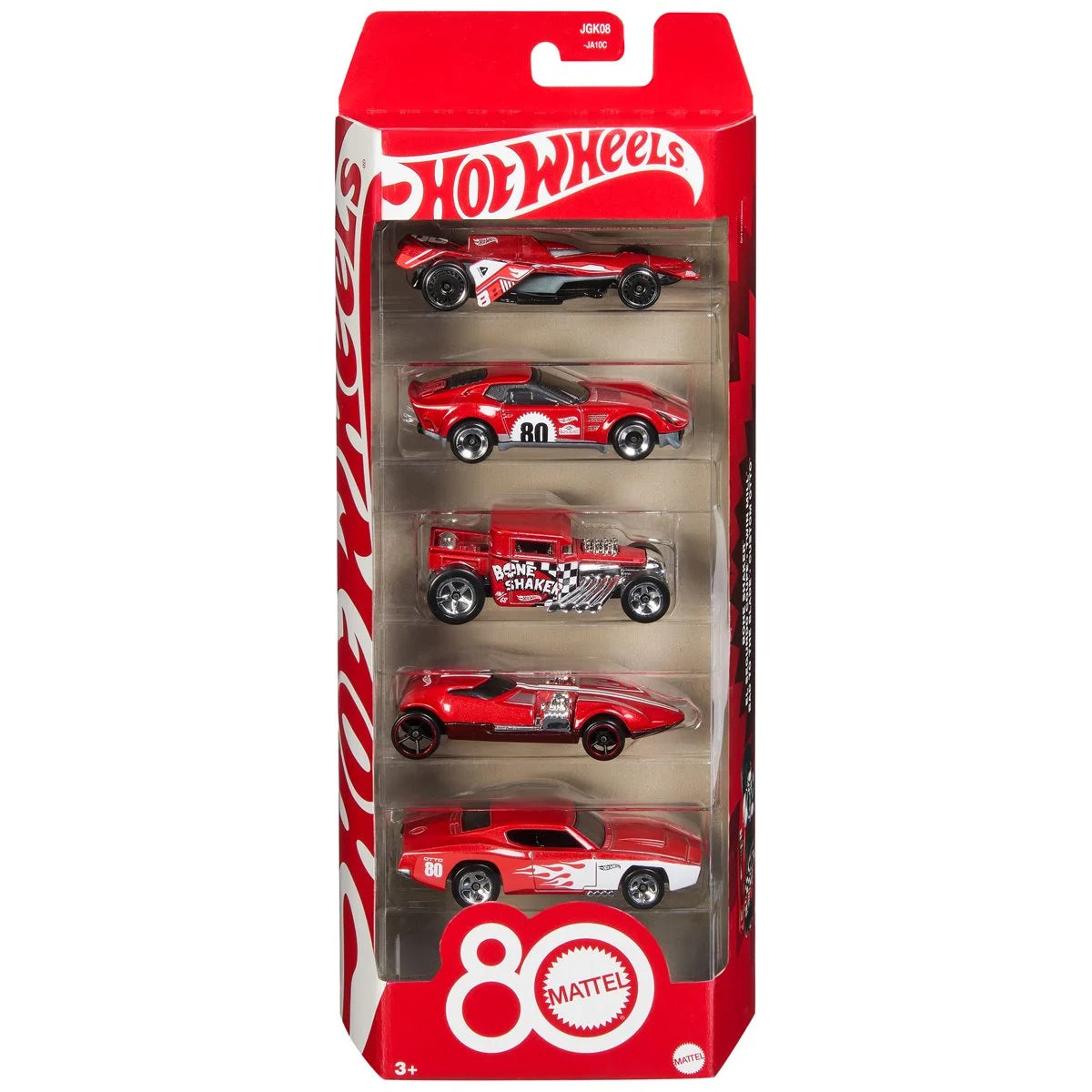 Hot Wheels - Mattel 80th Anniversary Vehicle 5-Pack - Die-Cast Metal