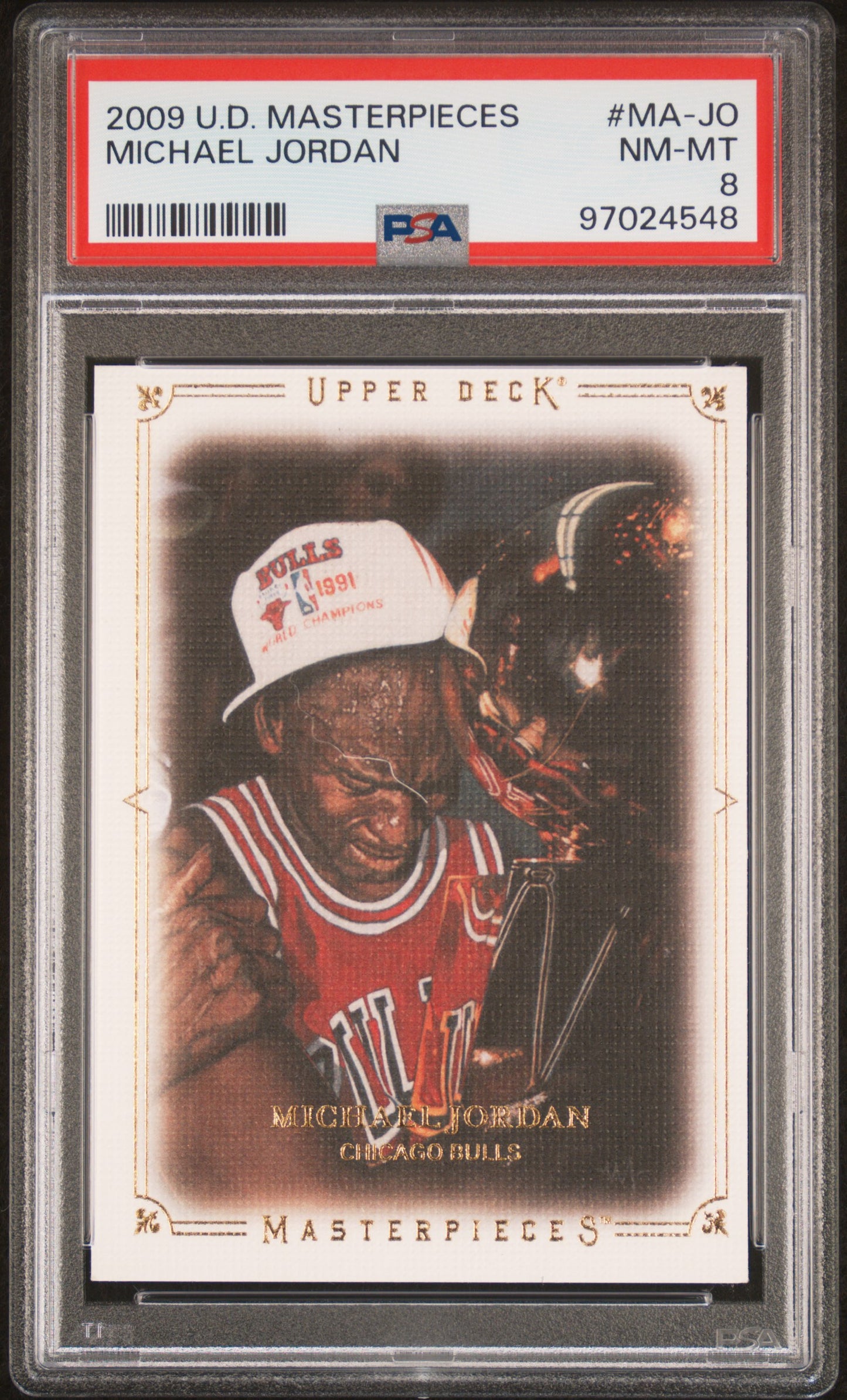 2009 Upper Deck Masterpieces - Michael Jordan - #MA-JO - PSA Graded Card