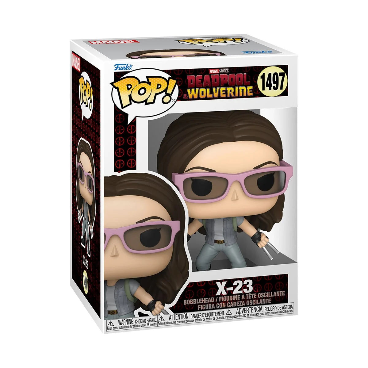 Funko - Deadpool & Wolverine Wave #3 Set - Blade #1495, Gambit #1496, X-23 #1497