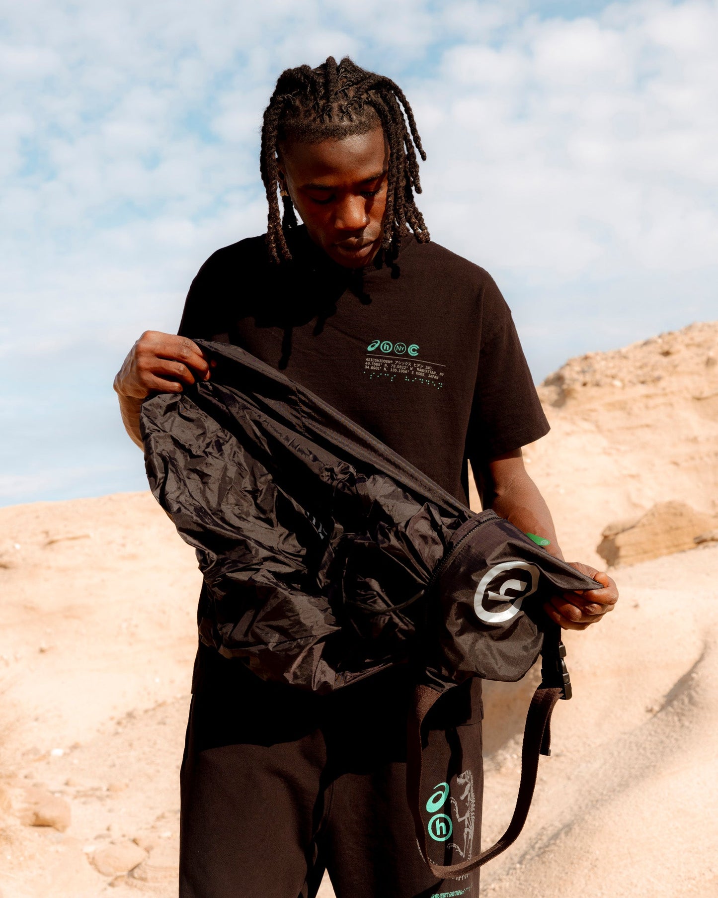 ASICS x Hidden NY Fossilized Packable Anorak