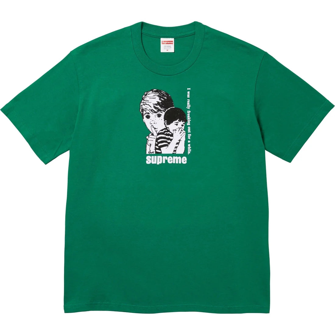 Supreme Freaking Out Tee 'Green' – SoleSavy