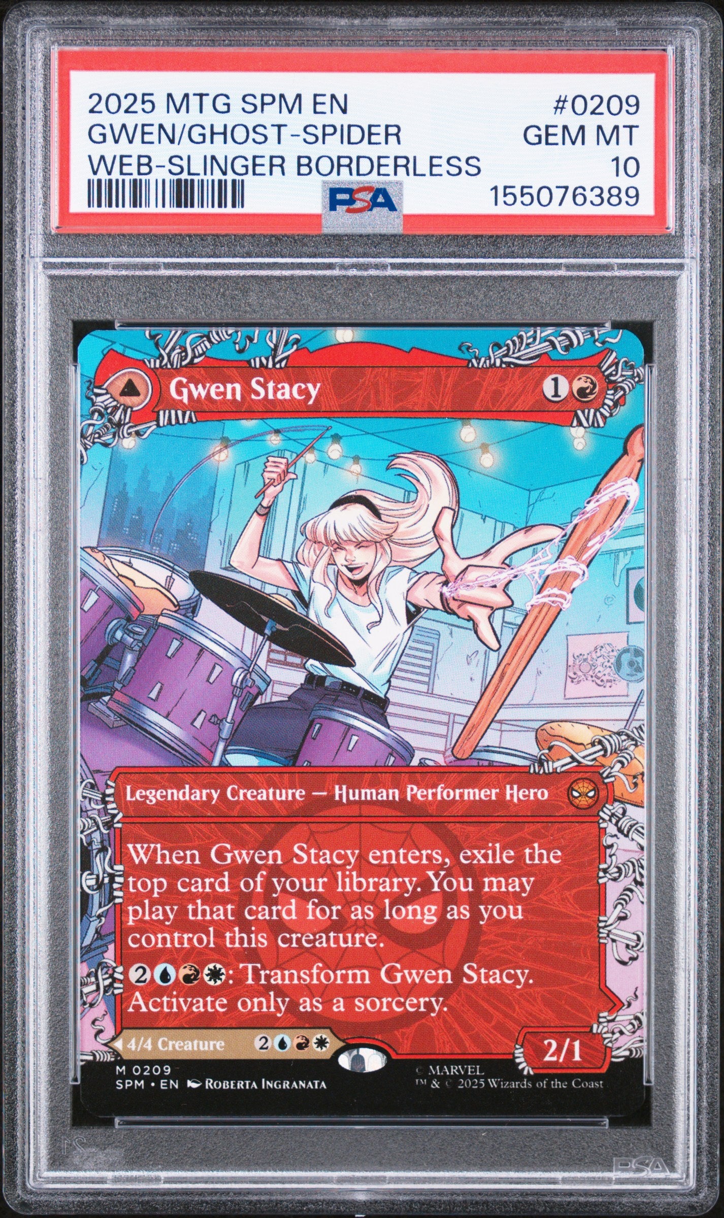 ghost spider mtg card 2025 Magic the Gathering Marvel's Spider-Man - Gwen/Ghost-Spider