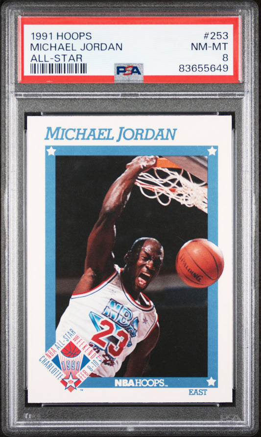 1991 Hoops All-Star - Michael Jordan - #253 - PSA Graded Card