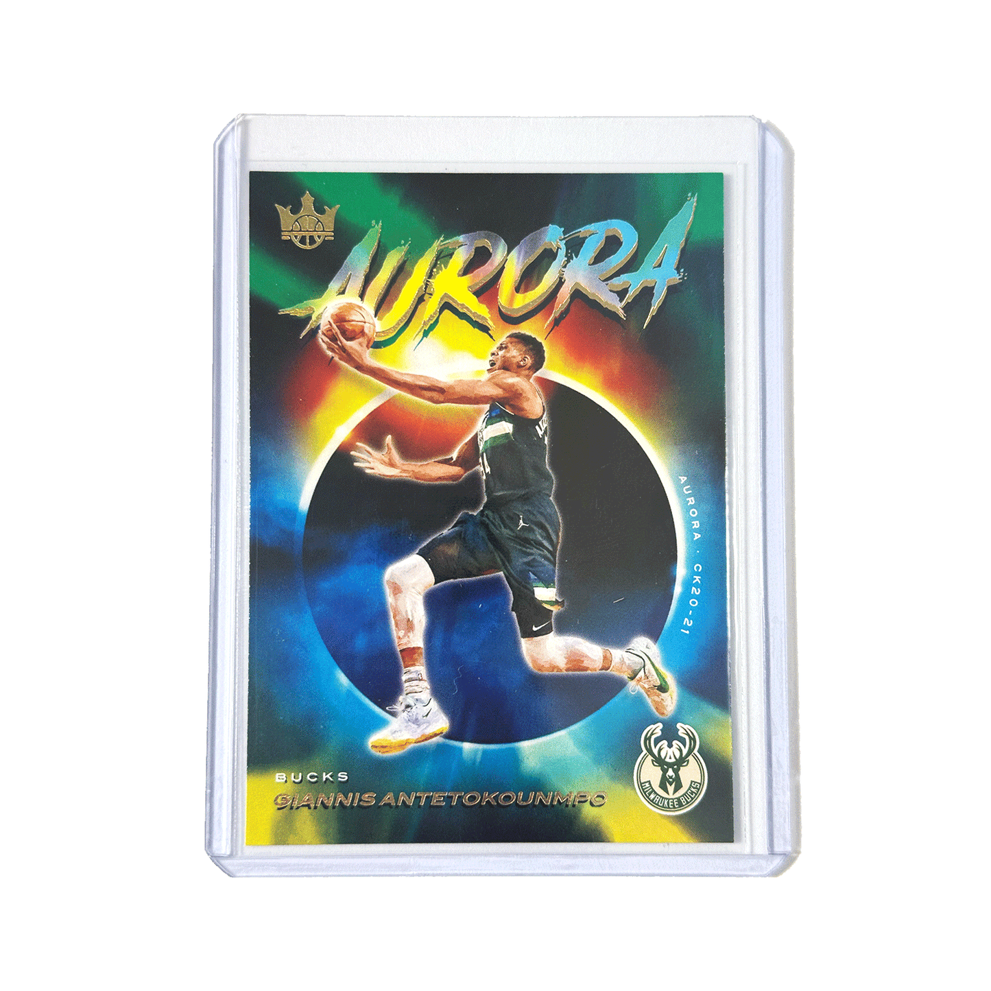 2020-21 Panini Court Kings - Giannis Antetokounmpo - Aurora SSP #4 - Raw Ungraded Cards