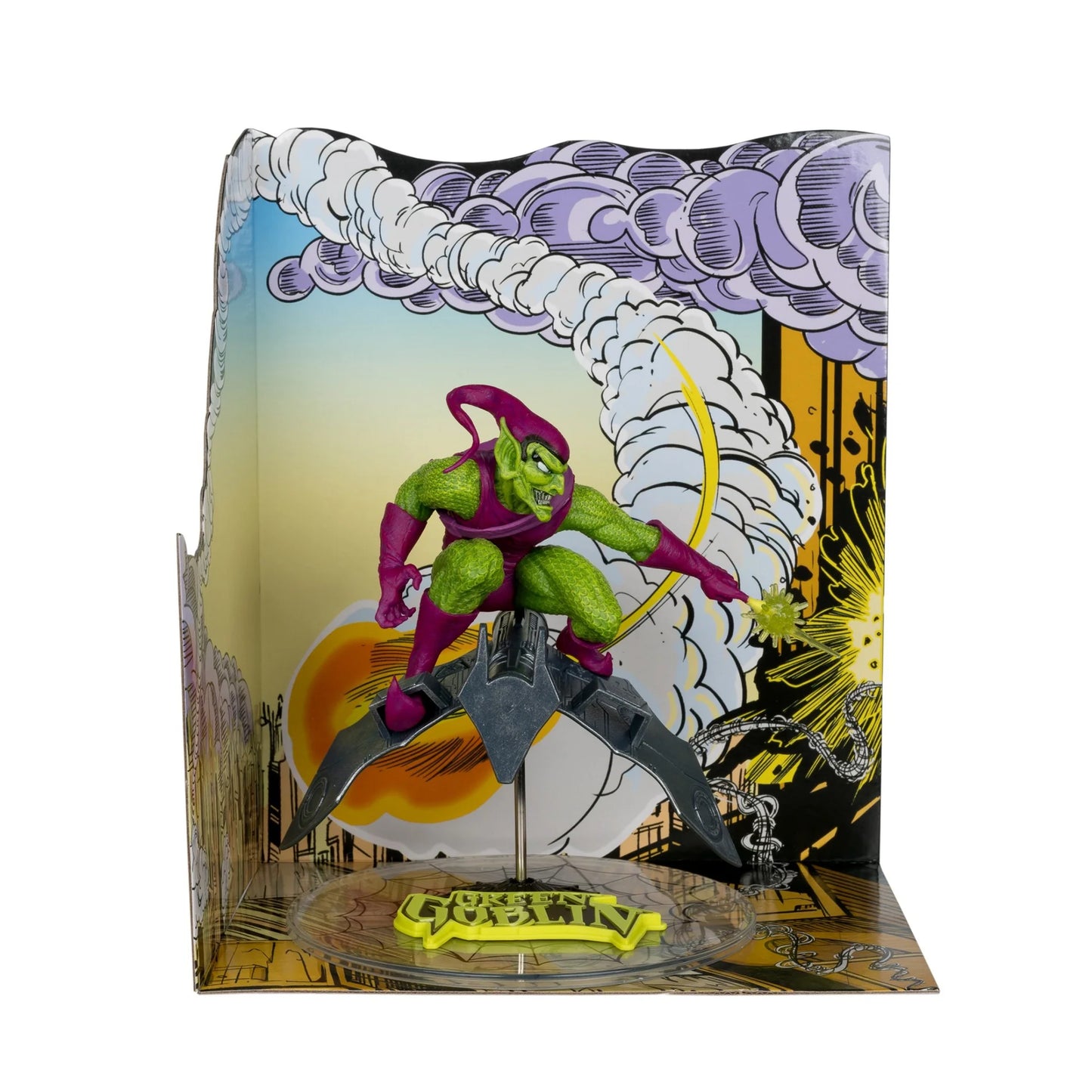 McFarlane - Green Goblin Platinum Edition 1:10 Scale - The Amazing Spider-Man #312 with Scene Case
