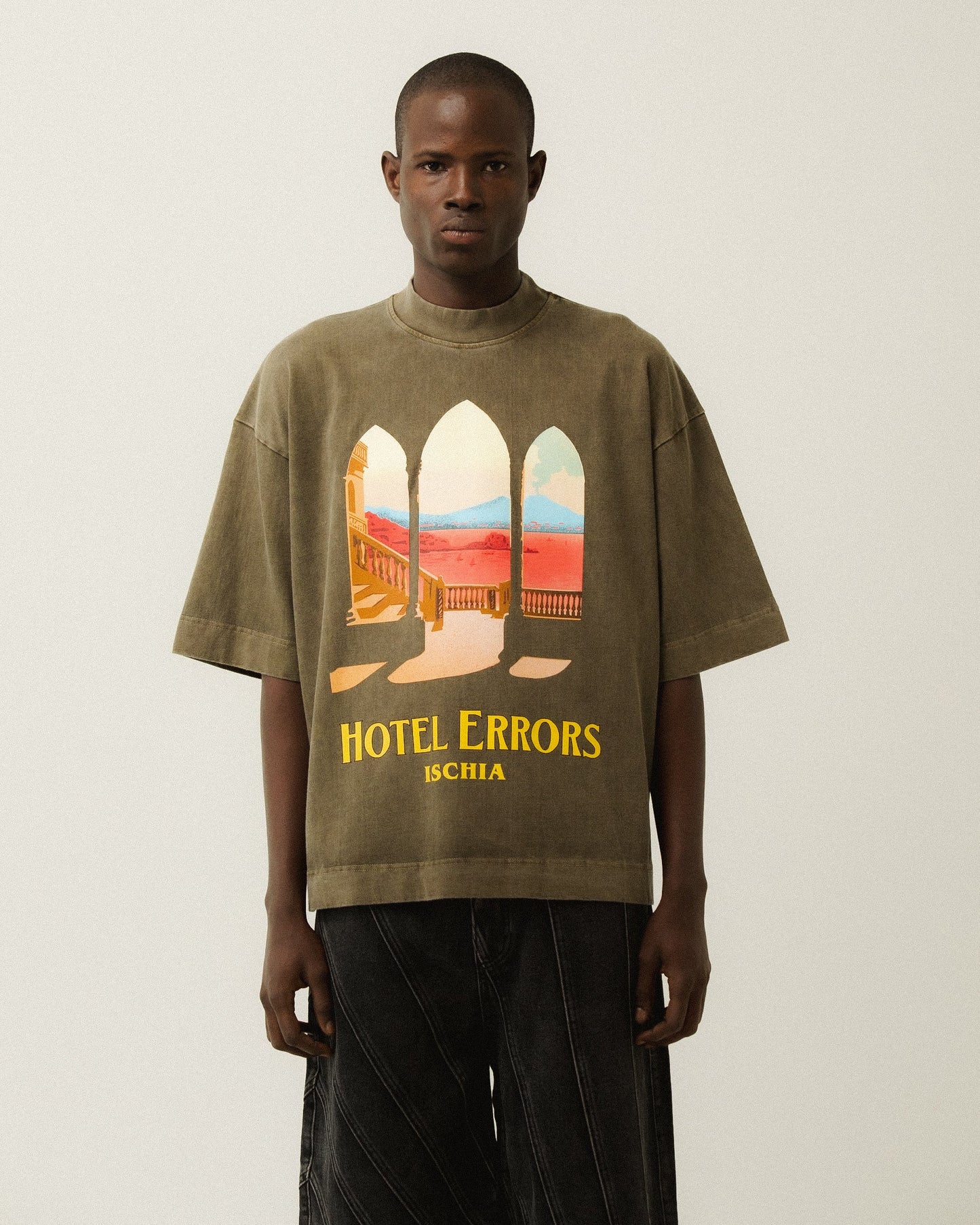 House of Errors - Hotel Errors Heavyweight Tee - Ischia - Made in London