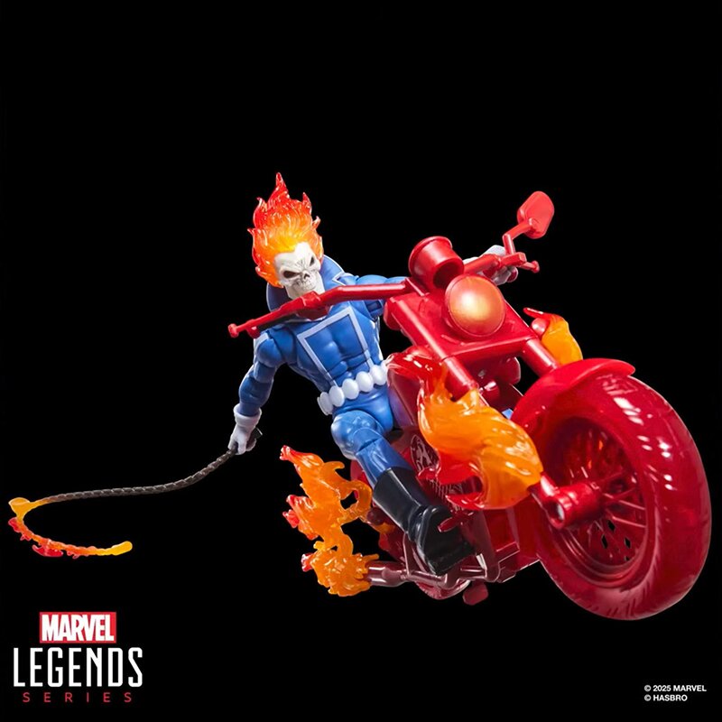 Marvel Legends Series Deluxe - Johnny Blaze Ghost Rider with Motorcycle