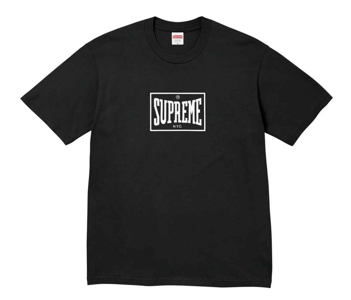 Supreme Warm Up Tee 'Black'