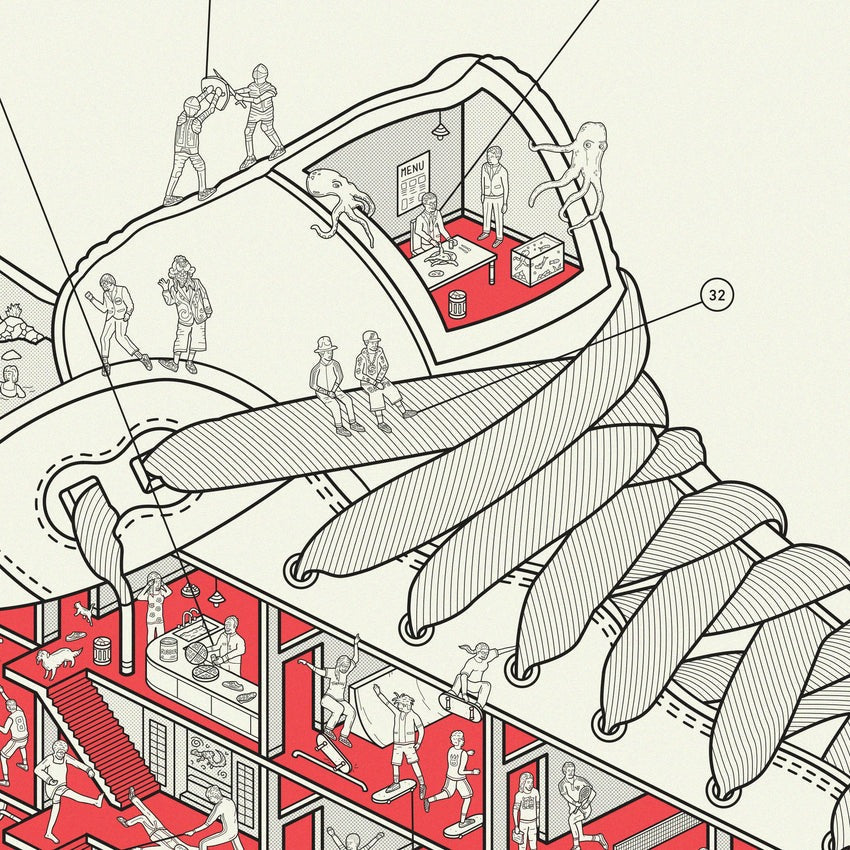 Inside Information: Sneakerheads Poster Litho Print