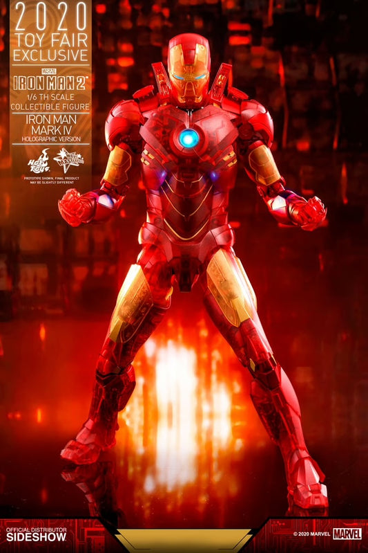Iron Man Mark IV (Holographic Version) - Hot Toys MMS568- 2020 Toy Fair Exclusive 1/6th Scale Figure