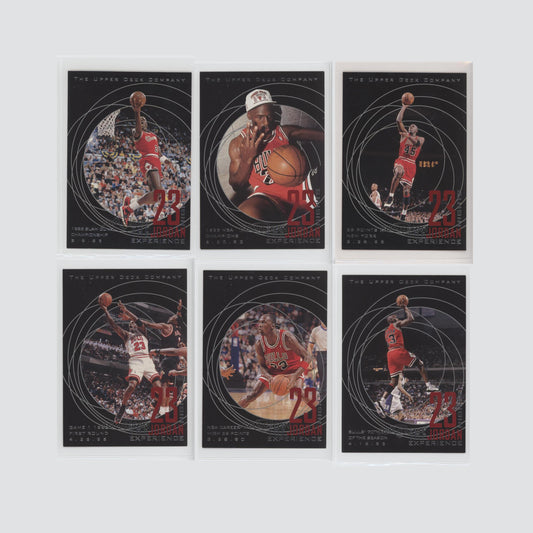 1997 Upper Deck - Michael Jordan - 23 Nights The Jordan Experience - 6 Card Jumbo Set