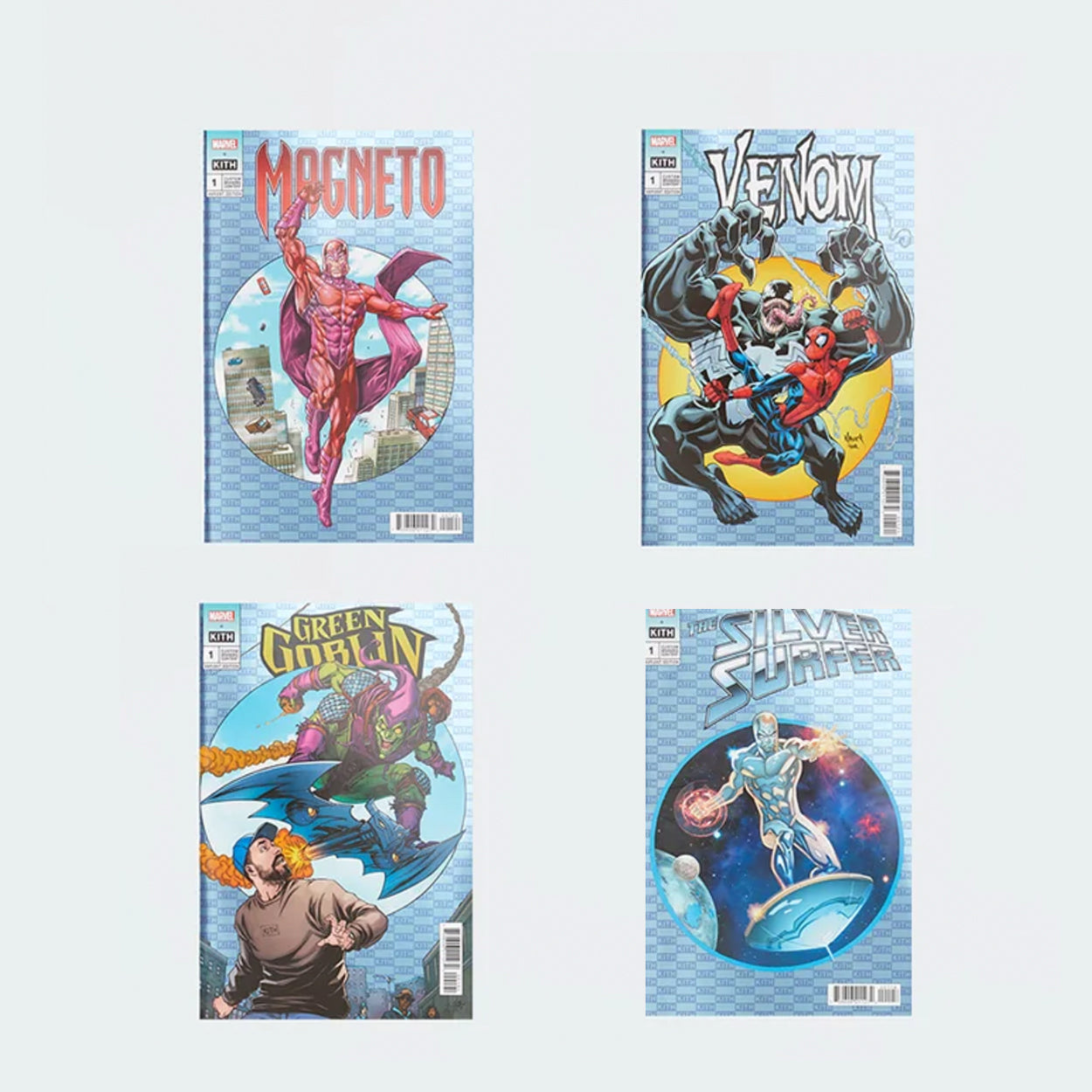 KITH x Marvel - Complete Blue Variant Comic Book Set - SDCC 2024