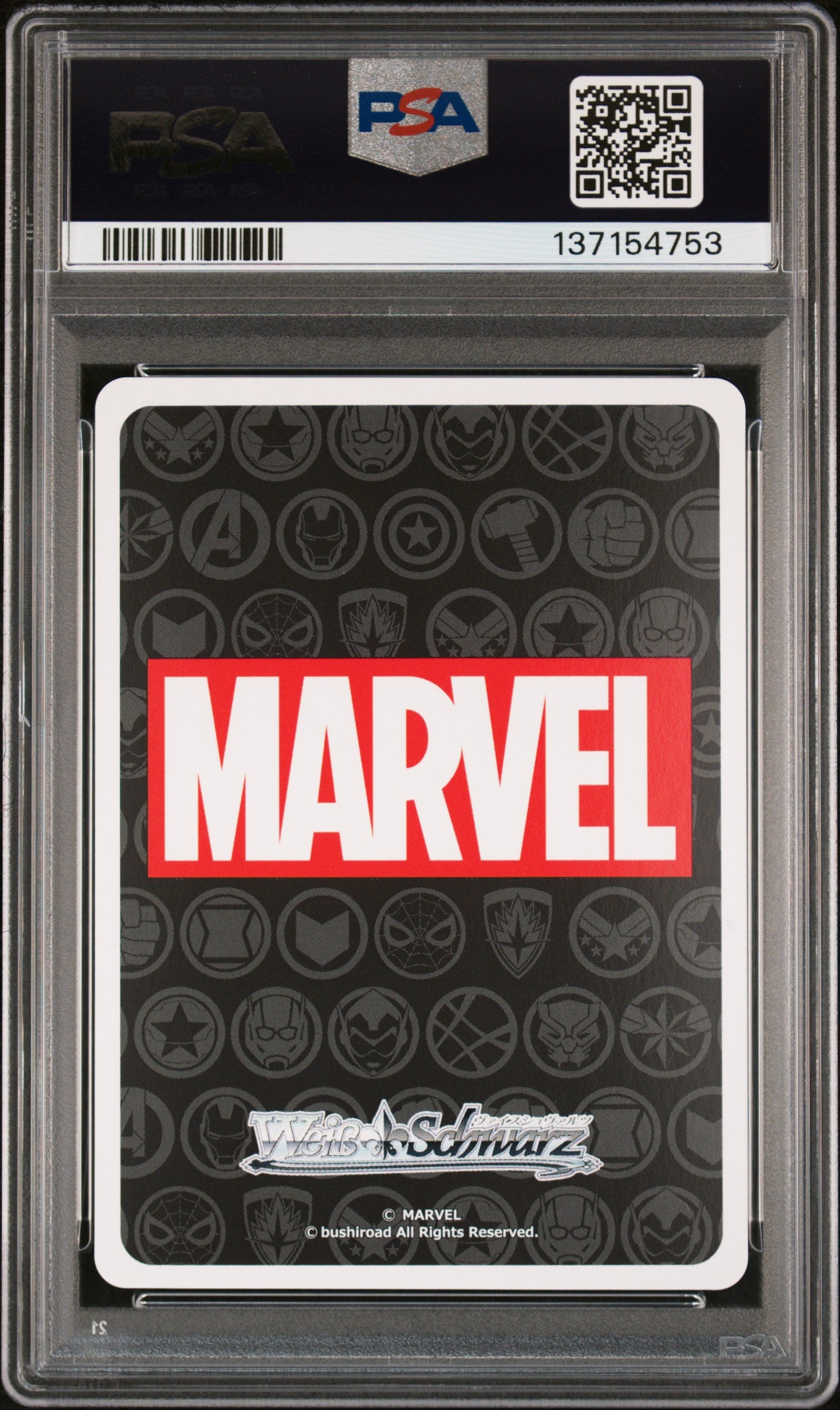 Marvel Vol.3 Weiss Schwarz JP Magneto Control Magnetism & Metals RRR 049 PSA 10