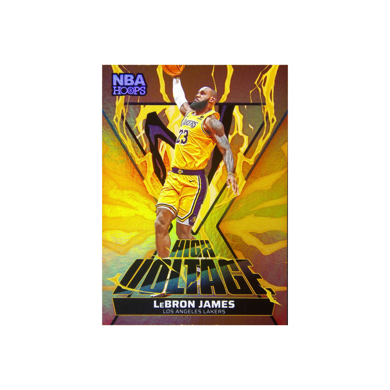 2024-25 Panini Hoops - LeBron James - High Voltage - #25 - Ungraded Card