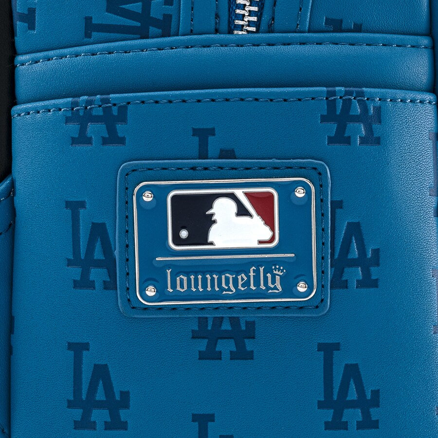 MLB - Los Angeles Dodgers - Logo Allover Print Mini Backpack - Loungefly - PRE-ORDER