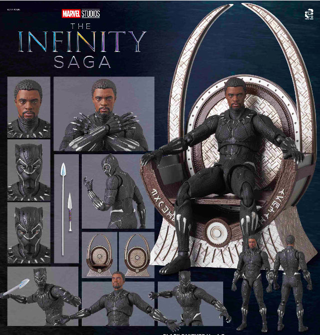 Infinity Saga MAFEX No. 230 Black Panther Version 1.5 - Action
