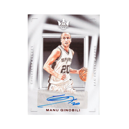 2022-23 Panini Court Kings - Manu Ginobi - Legacy Portrait Autograph - Limited to /49 - Ungraded Card