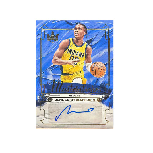 2024-25 Panini Court Kings - Bennedict Mathurin - Masterstrokes Autograph Limited to /99 - Ungraded Raw Cards