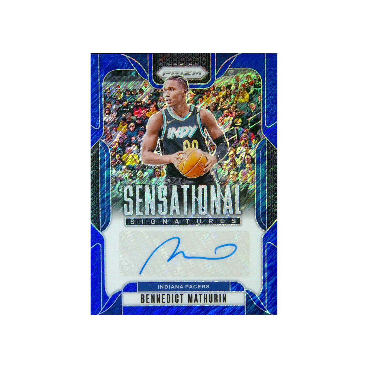 2024-25 Prizm - Bennedict Mathurin - Sensational Signatures Autograph - Blue Shimmer Limited to /25 - Ungraded Raw Cards