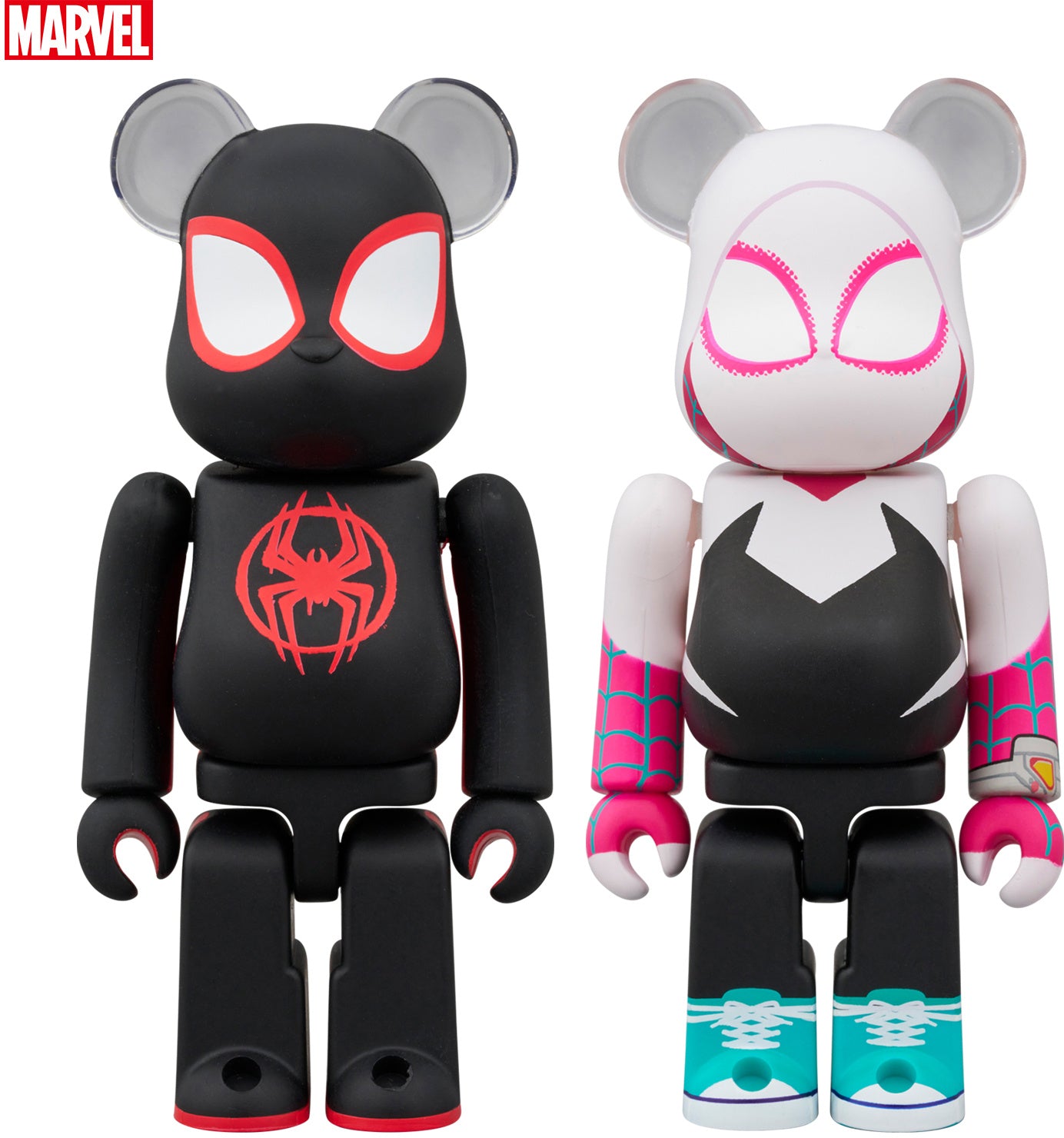 Medicom - BE@RBRICK - Spider-Man Across the Spider-Verse - Complete 4 Piece Set (PRE-ORDER)