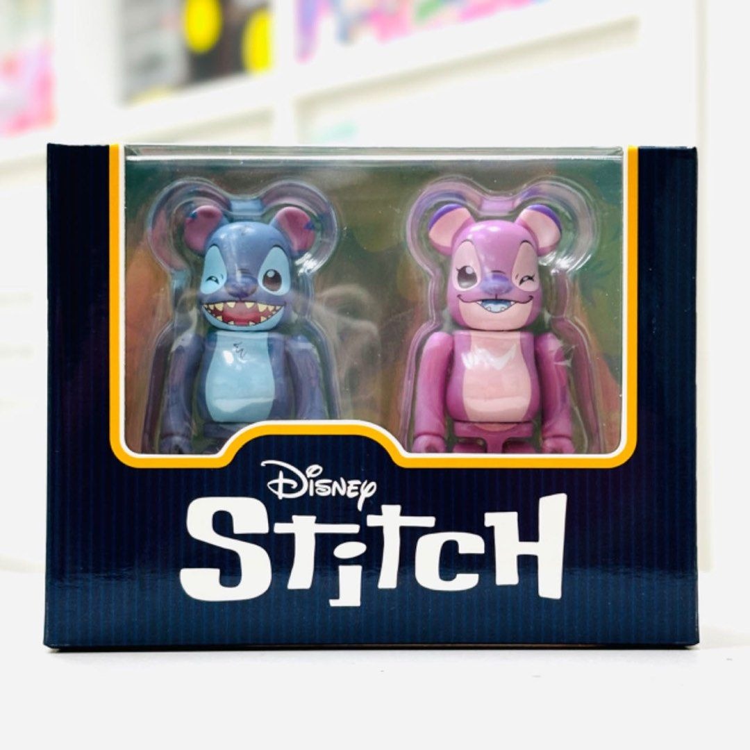 Medicom Toy - BE@RBRICK Stitch & Angel 2Pcs Set - 2 Pack Set 100