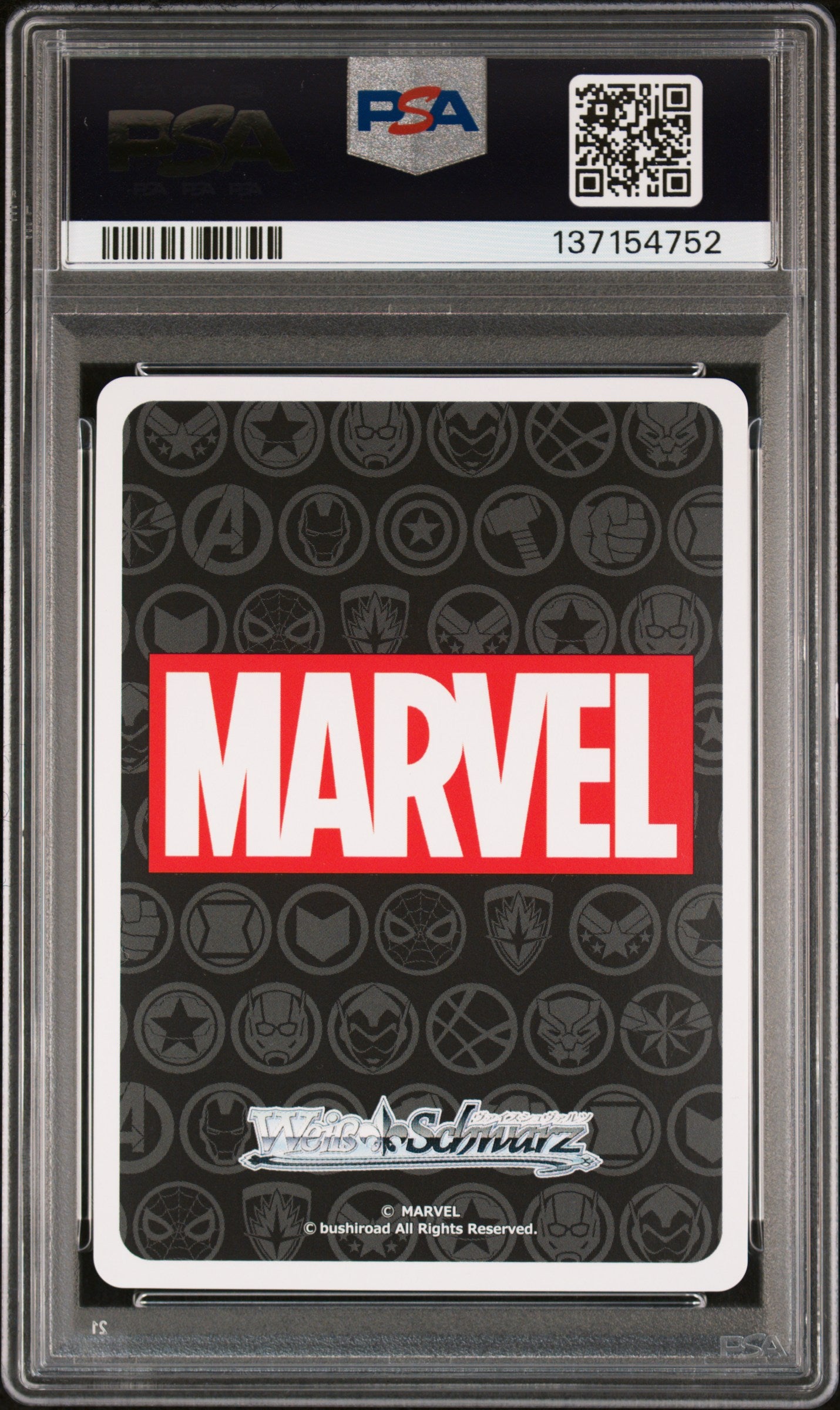 Marvel Vol.3 Weiss Schwarz Japanese Fantastic Four A Wonderful Family 030 PSA 10