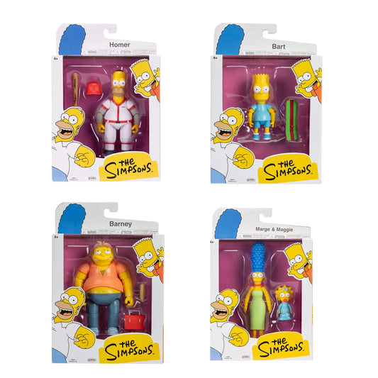 The Simpsons - 5" Action Figure - PICK YOUR CHARACTER - Jakks Pacific
