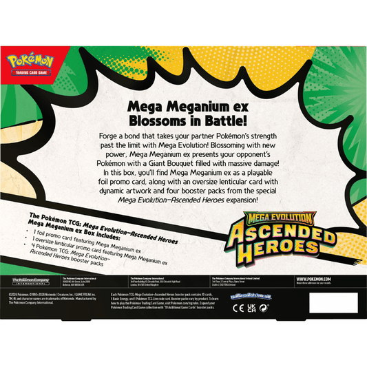 Pokemon Ascended Heroes ex Box (Mega Meganium) - MAX 2