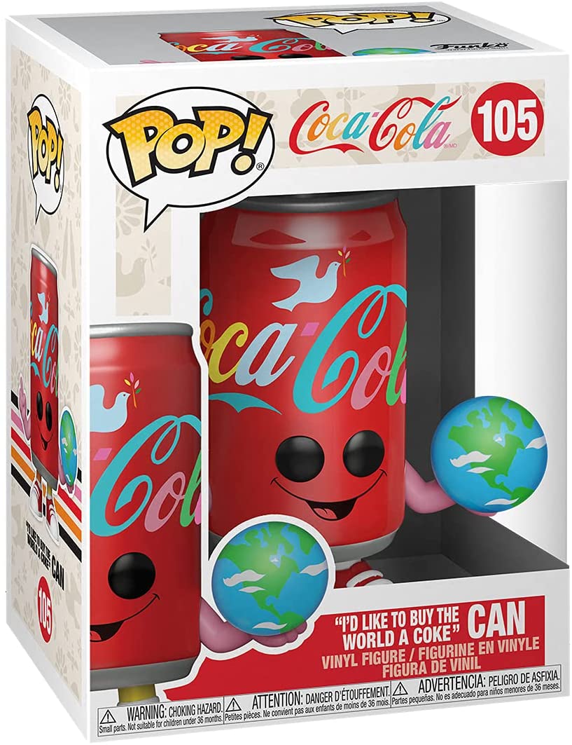 Funko - Coca-Cola - Coca-Cola Can -"I'd Like to Buy the World a Coke"  #105