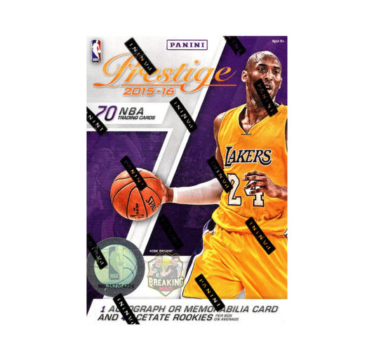 2015-16 Panini Prestige Basketball Blaster Box (Kobe Box) - Booker Rookie Year