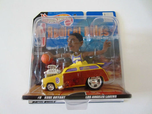 1998 Hot Wheels Radical Rides - Kobe Bryant - LA Lakers Basketball Figure