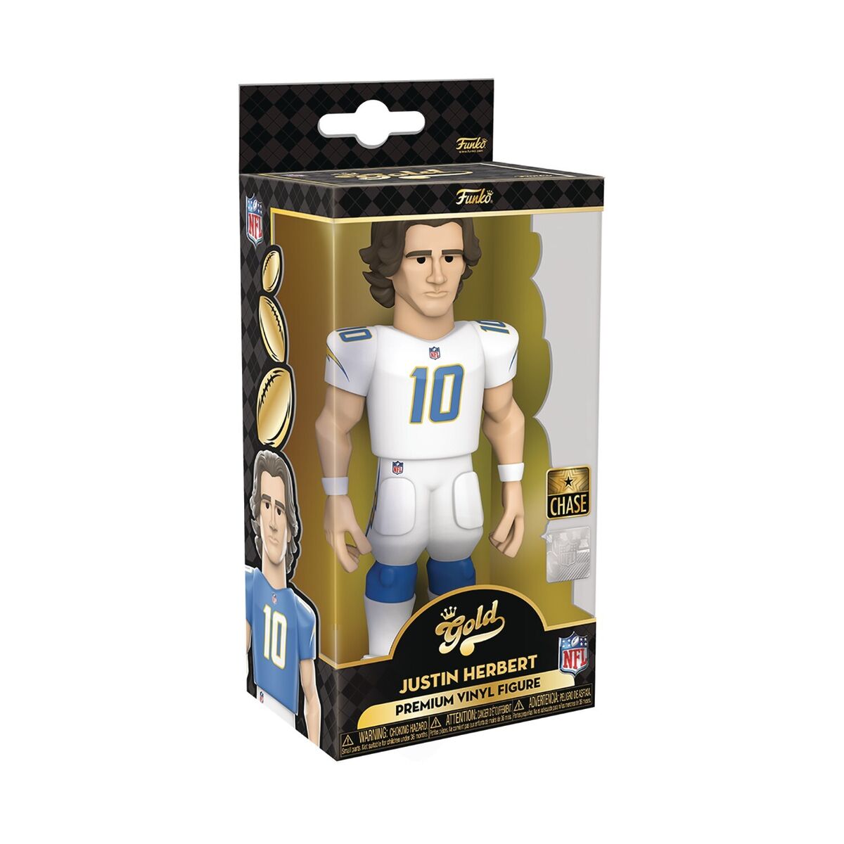 Funko - Vinyl Gold NFL Los Angeles Chargers - Justin Herbert (CHASE)