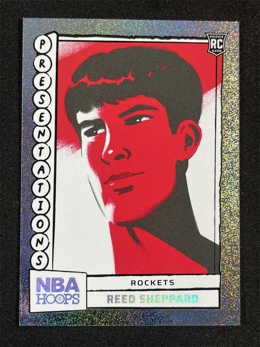 2024-25 Panini NBA Hoops - Presentations Rookie - Reed Sheppard - #13 SSP - Ungraded Raw Card