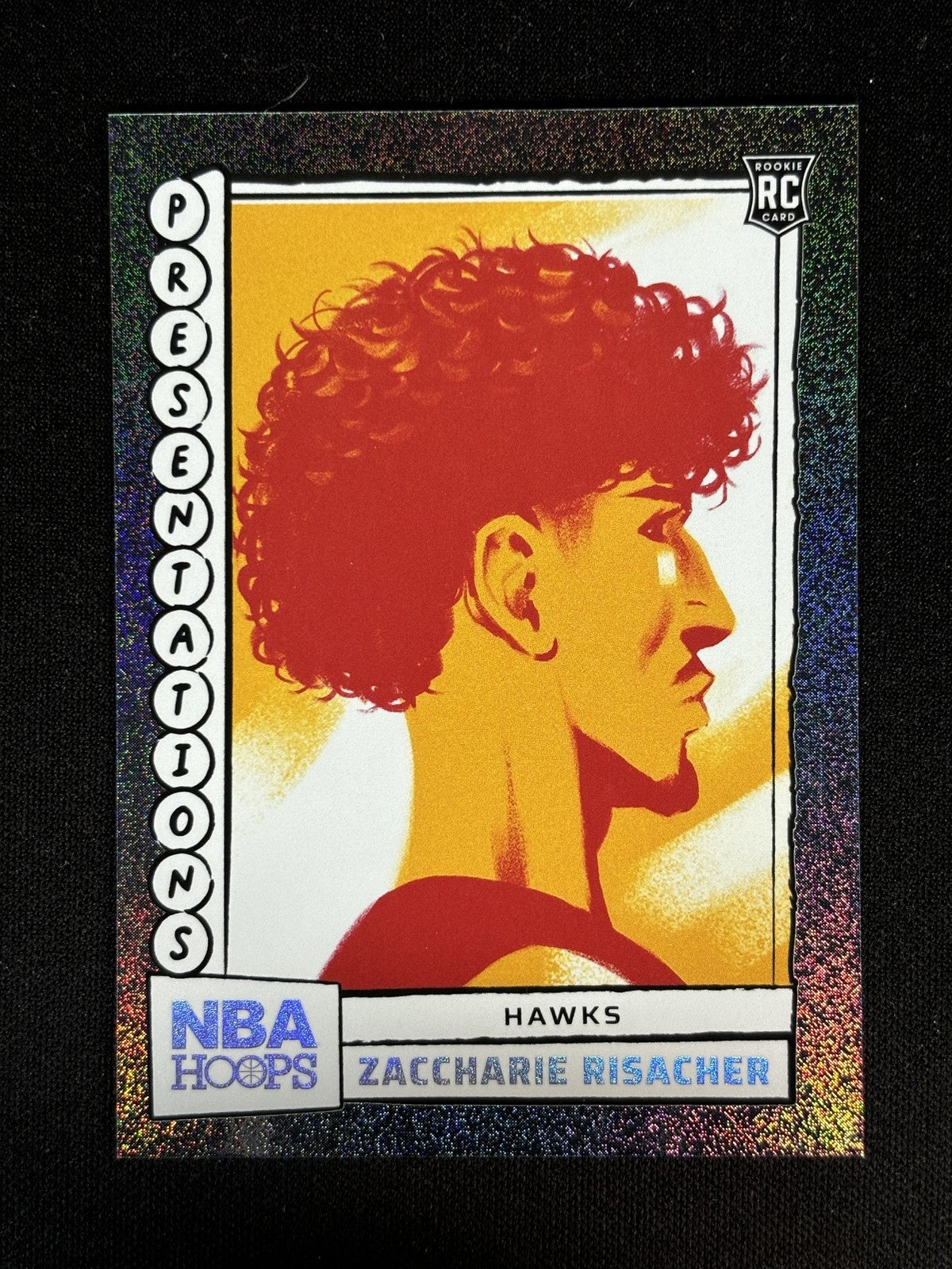 2024-25 Panini NBA Hoops - Presentations Rookie - Zaccharie Risacher - #11 SSP - Ungraded Raw Card