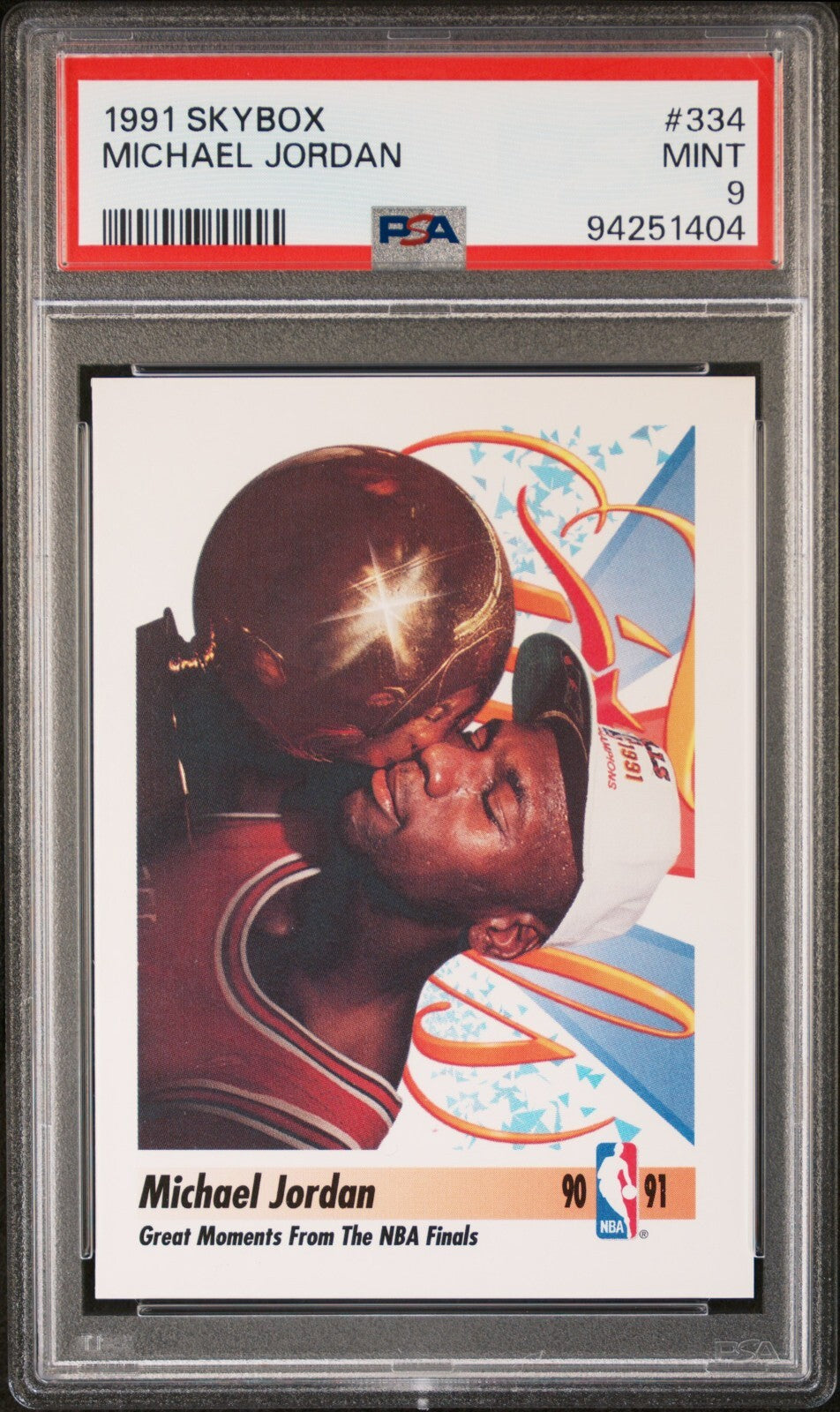 1991 Skybox - Michael Jordan - #334 - PSA Graded Card
