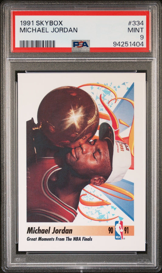 1991 Skybox - Michael Jordan - #334 - PSA Graded Card