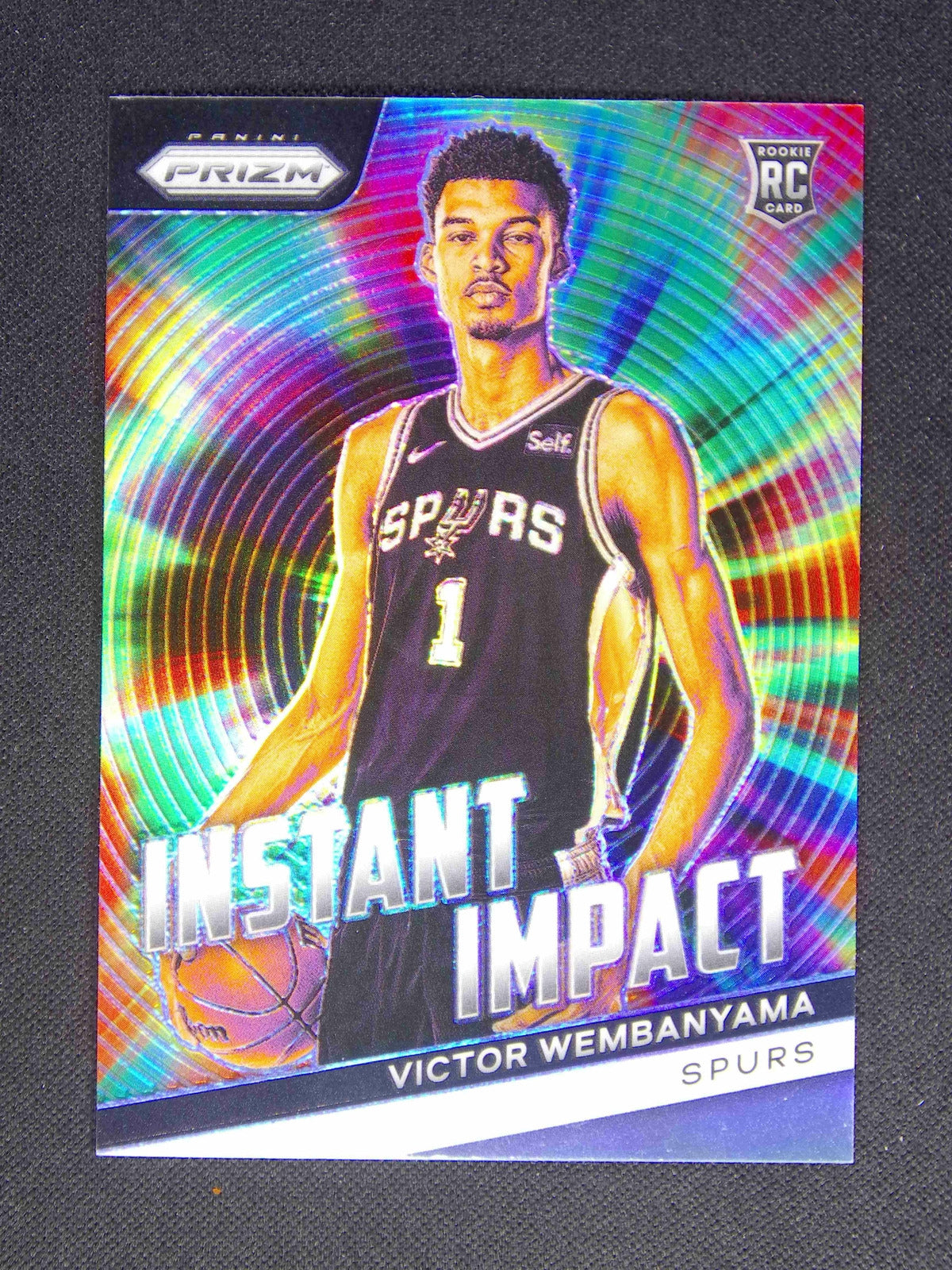 2023-24 Panini Prizm - Victor Wembanyama - Instant Impact Silver - Rookie Card - #3