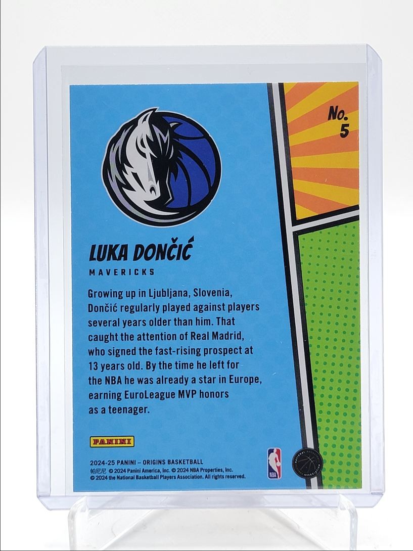 2018-19 Panini Origins Basketball - Luka Doncic - Origin Stories Red - Limited to /75 -#5 -  Ungraded Card