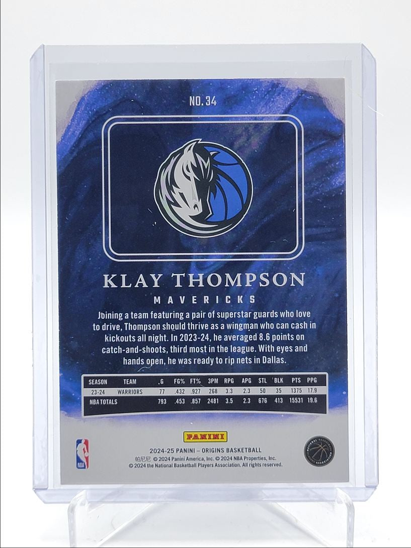 2018-19 Panini Origins Basketball - Klay Thompson - Blue Parrallel - Limited to /99 -#34 - Ungraded Card