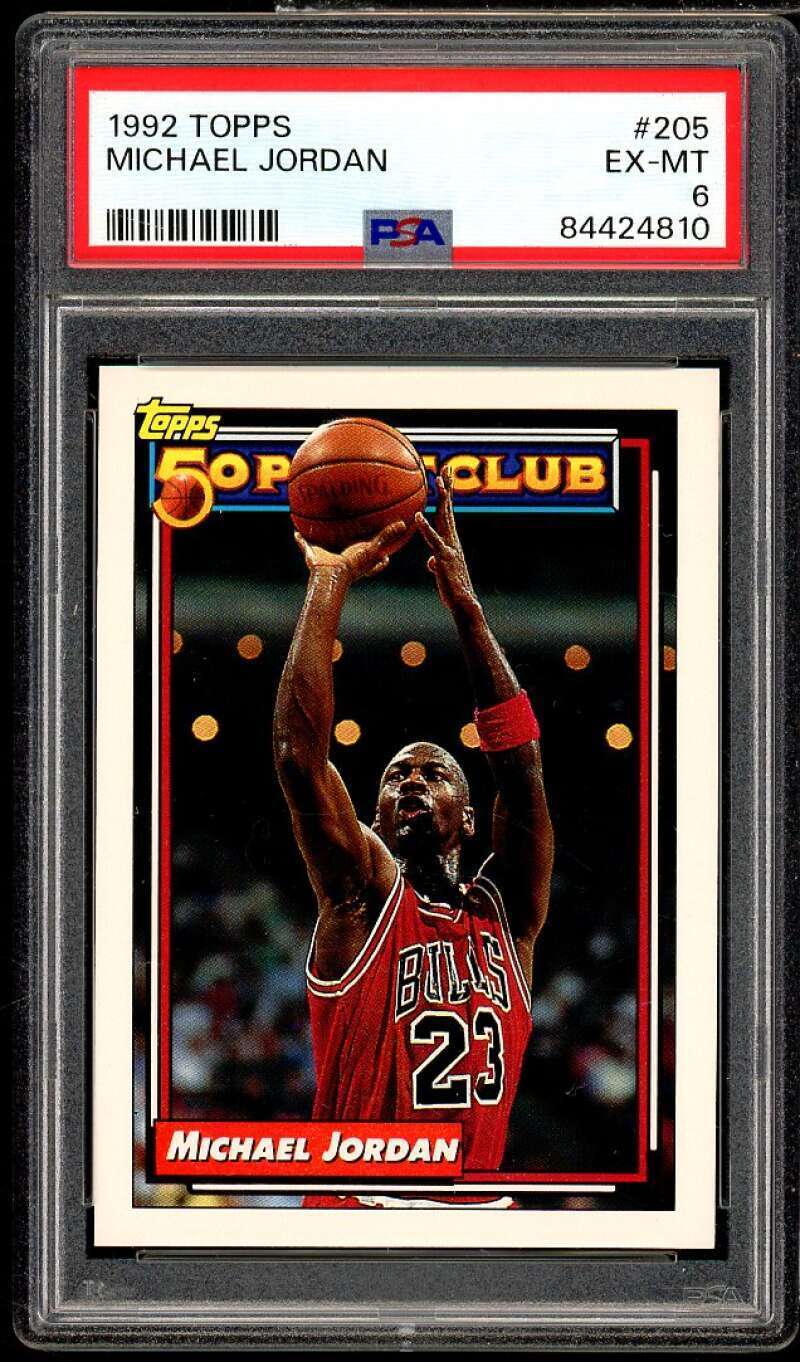 1992-93 Topps - Gold - Michael Jordan - 205 - PSA Graded Card