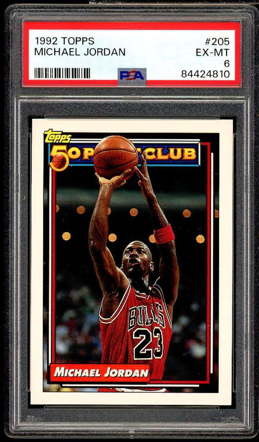 1992-93 Topps - Gold - Michael Jordan - 205 - PSA Graded Card