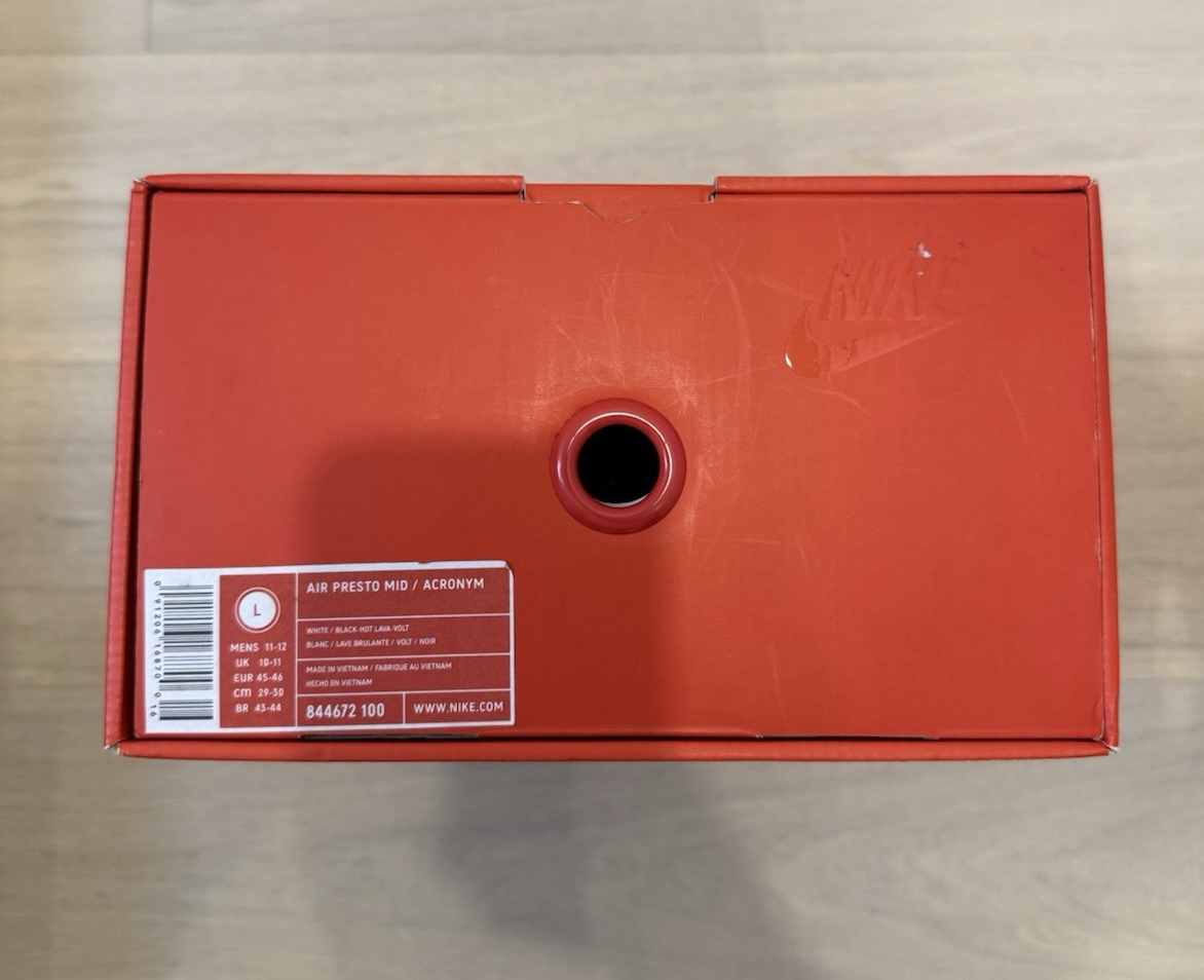 Nike Air Presto Acronym 'Volt' - 844672-100 - Pre-Owned