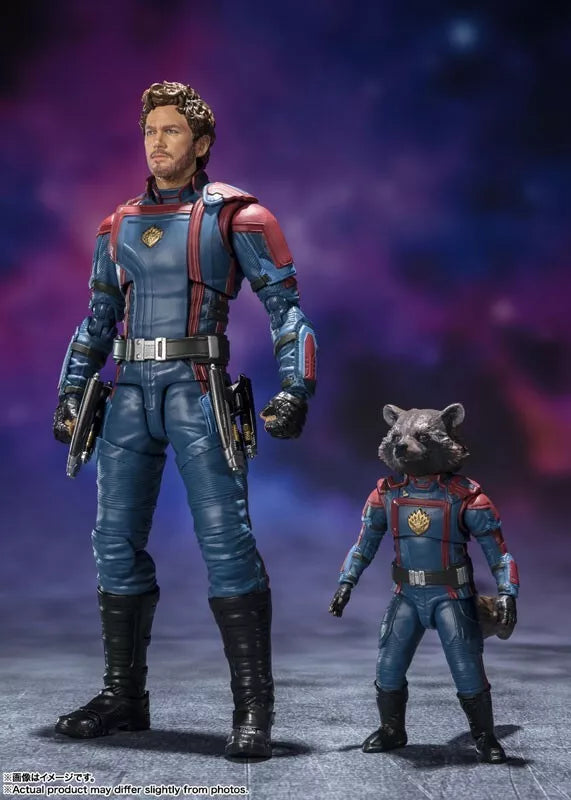S.H.Figuarts - Star-Lord Peter Quill & Rocket Raccoon Figure (Guardians of the Galaxy Vol. 3)