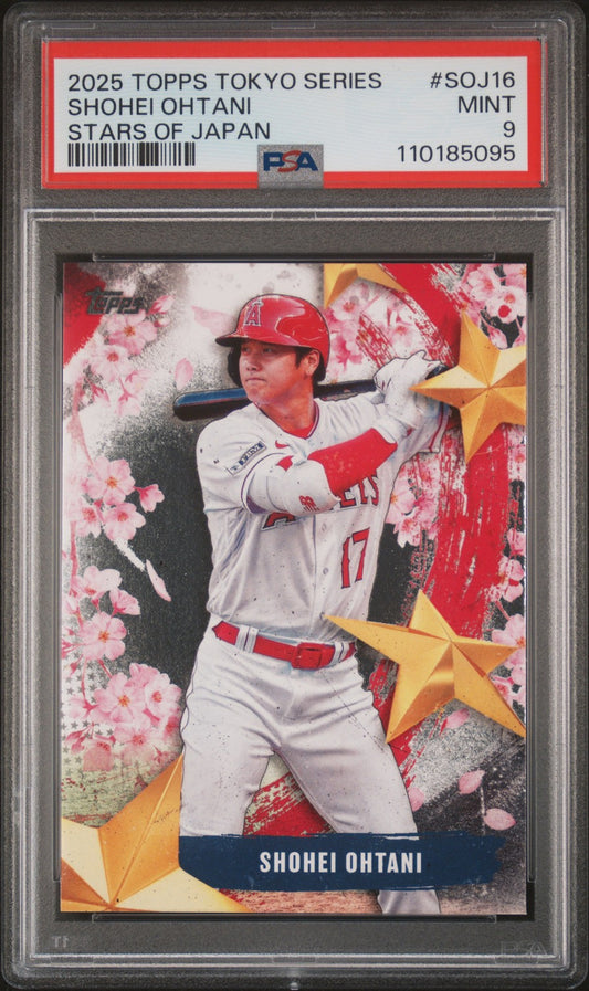 2025 Topps Tokyo Series - Stars Of Japan #S0J16 Shohei Ohtani - PSA Graded Card